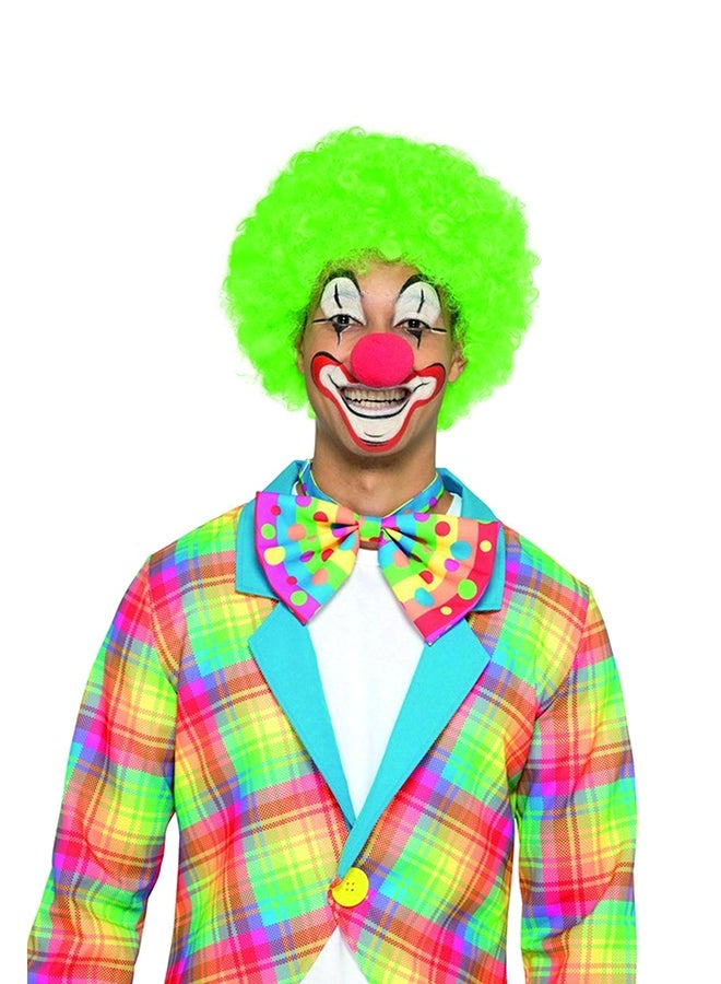 Smiffys Big Top Clown Bowtie Neon 