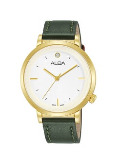 Women's Leather Analog Quartz Wrist Watch AH8390X