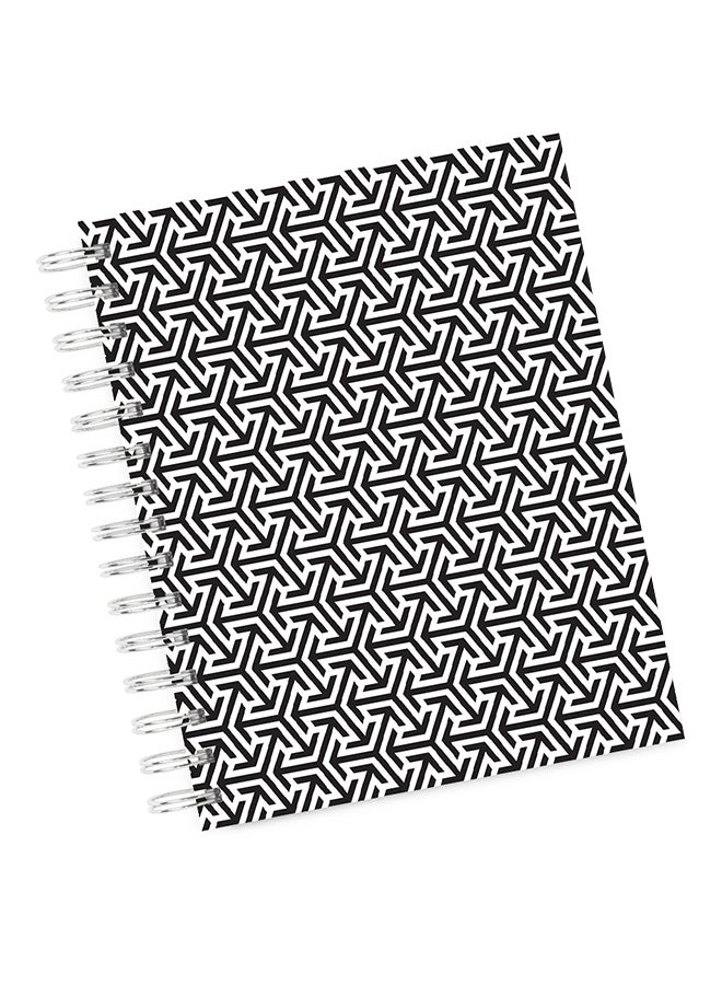 A4 Classic Geometry Notebook Multicolour