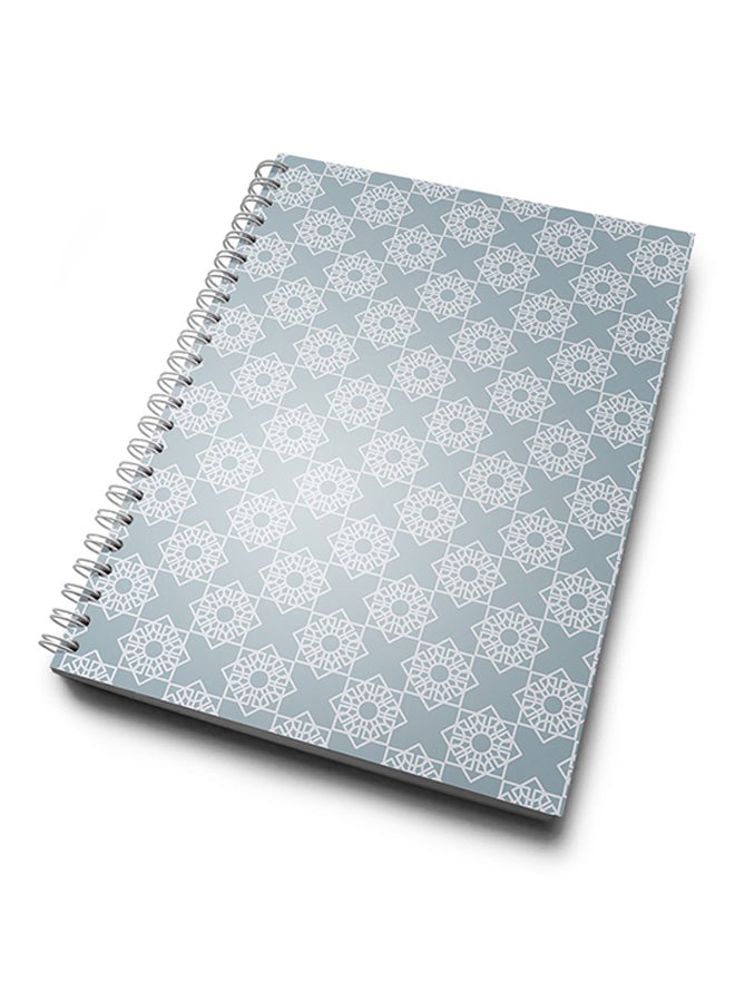 A4 Arabic Pattern Notebook Multicolour