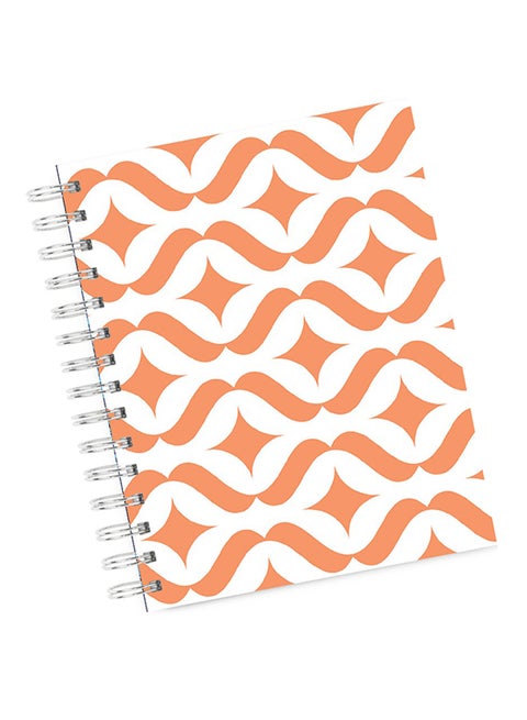 A4 Authentic Arabic pattern Notebook Multicolour