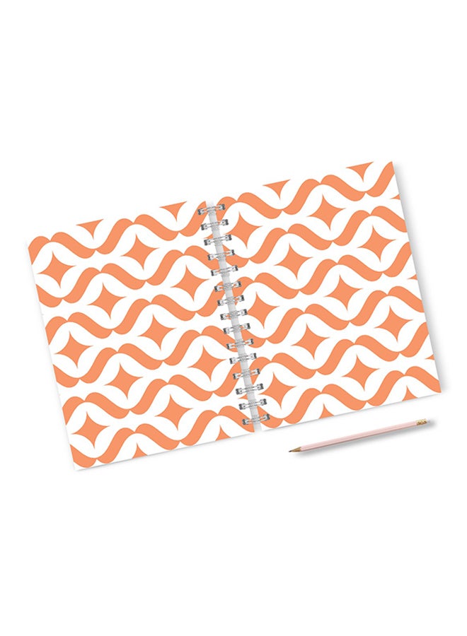 A4 Authentic Arabic pattern Notebook Multicolour