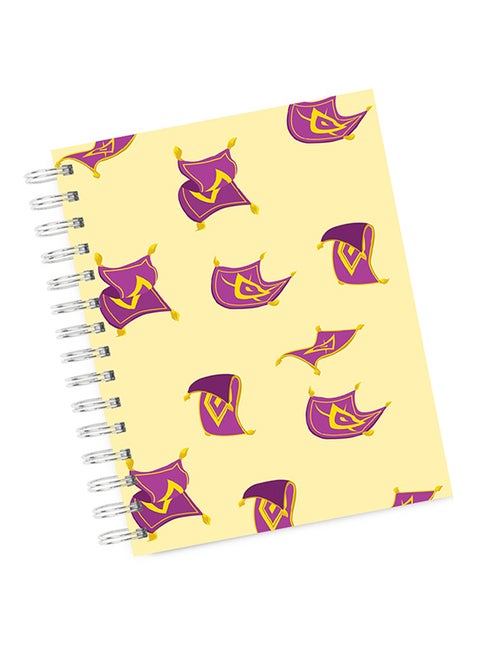 A4 Magic Carpet Aladdin Pattern Notebook Multicolour
