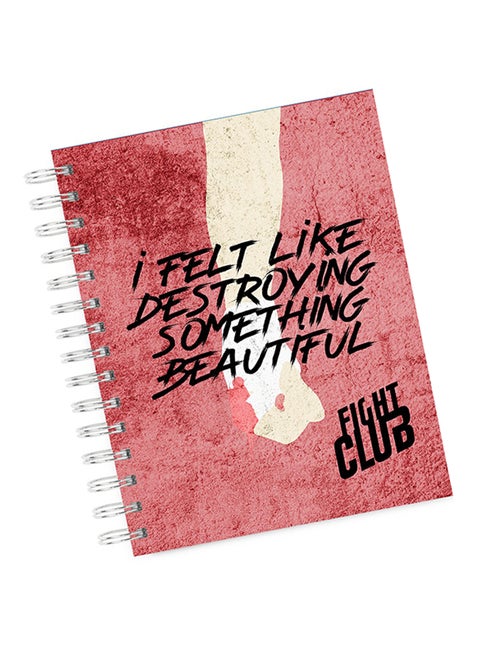 A4 Beautiful Quote Notebook Multicolour