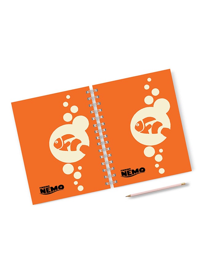 A4 Nemo Minimalist Notebook Orange