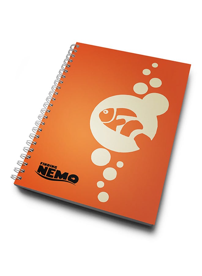 A4 Nemo Minimalist Notebook Orange