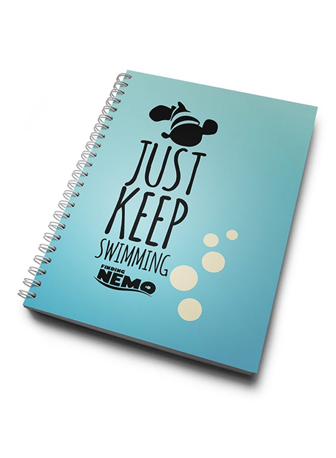 A4 Finding Nemo Quote Notebook Multicolour