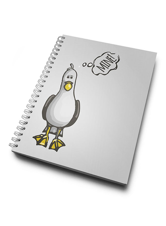 A4 Finding Nemo Bird Notebook White