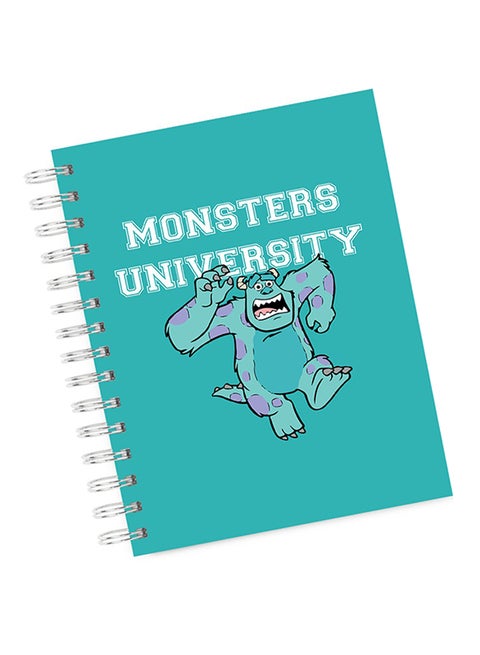 A4 Running Sully Monsters Inc Notebook Green