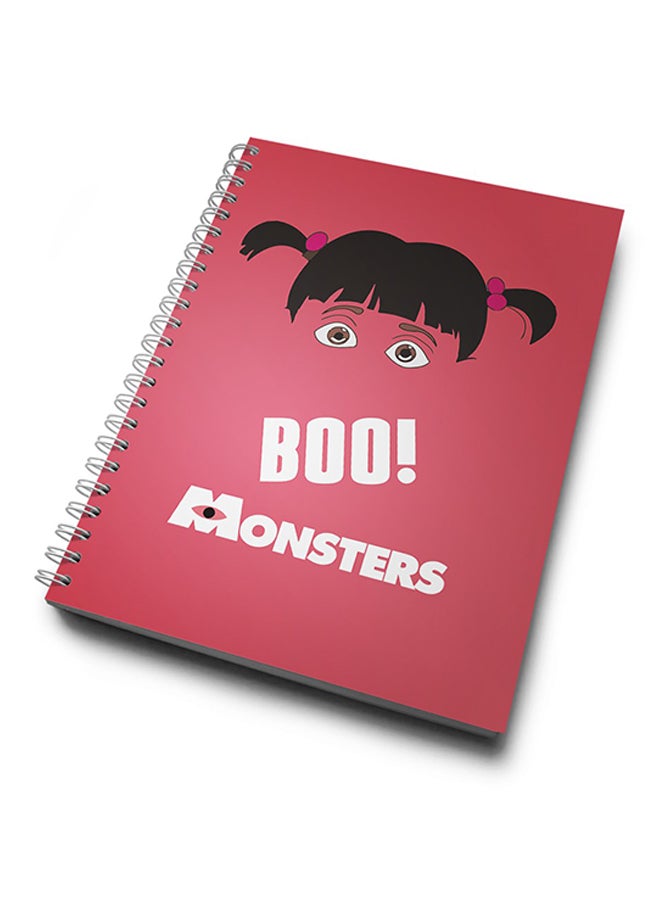 LOUD UNIVERSE - A4 Boo Boo Monsters Inc Notebook Multicolour - Image 1