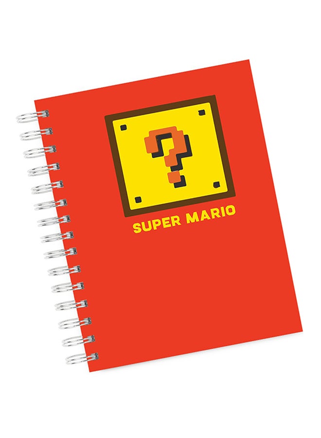 A4 Minimal Style Notebook Orange