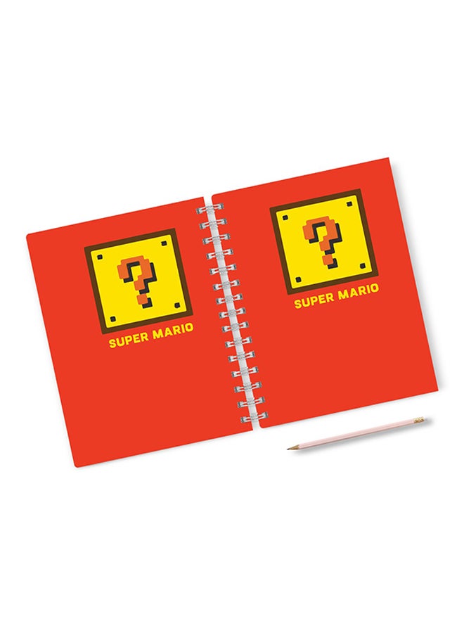 A4 Minimal Style Notebook Orange
