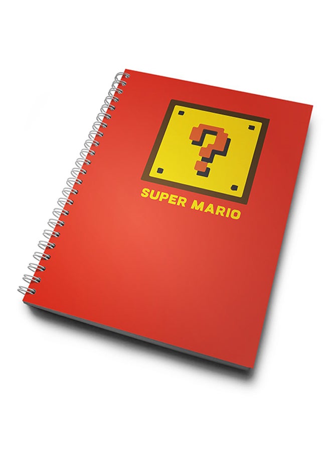 A4 Minimal Style Notebook Orange