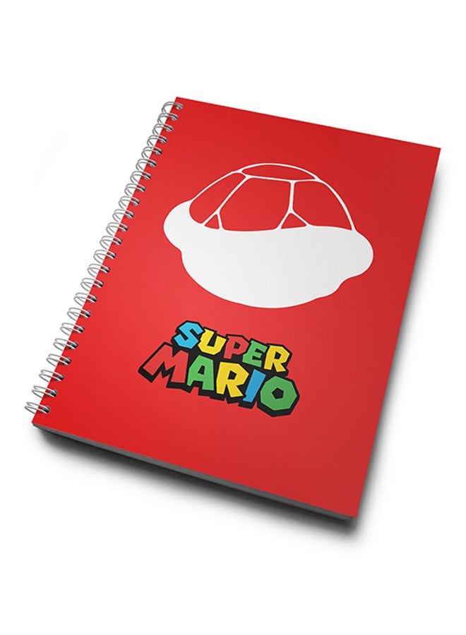 A4 Super MArio Turtle Notebook Multicolour
