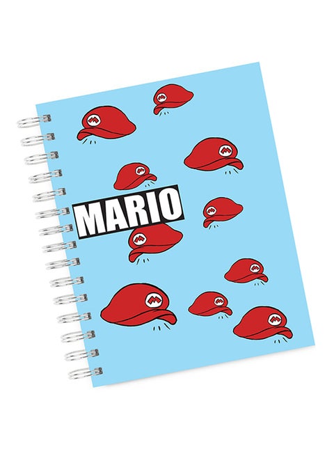 A4 Mario Brother Pattern Notebook Multicolour