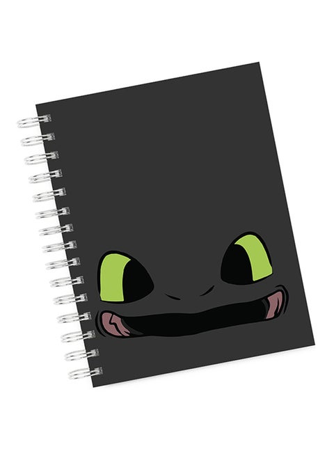 A4 Minimal Toothless Notebook Multicolour