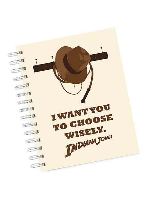 A4 I want you choose Quote Notebook Beige