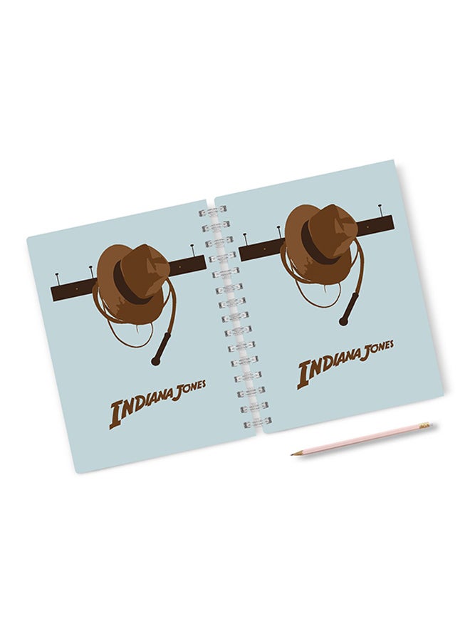 A4 Classic Style Notebook Multicolour