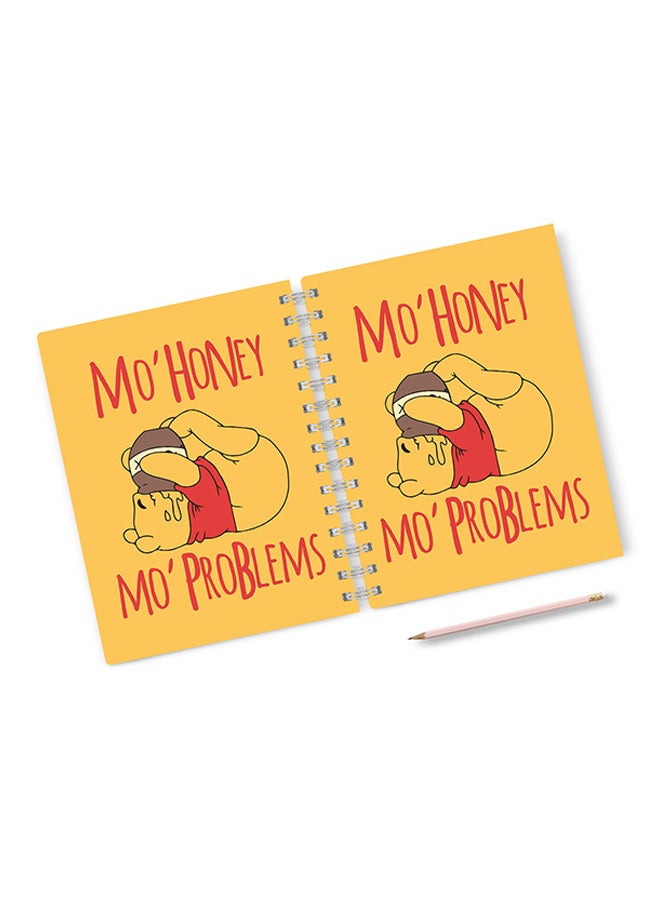 A4 More honey No Problem Notebook Multicolour