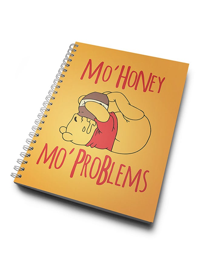 A4 More honey No Problem Notebook Multicolour