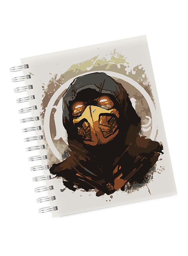LOUD UNIVERSE - A4 Sub Zero Mortal Kombat Character Notebook Multicolour - Image 1