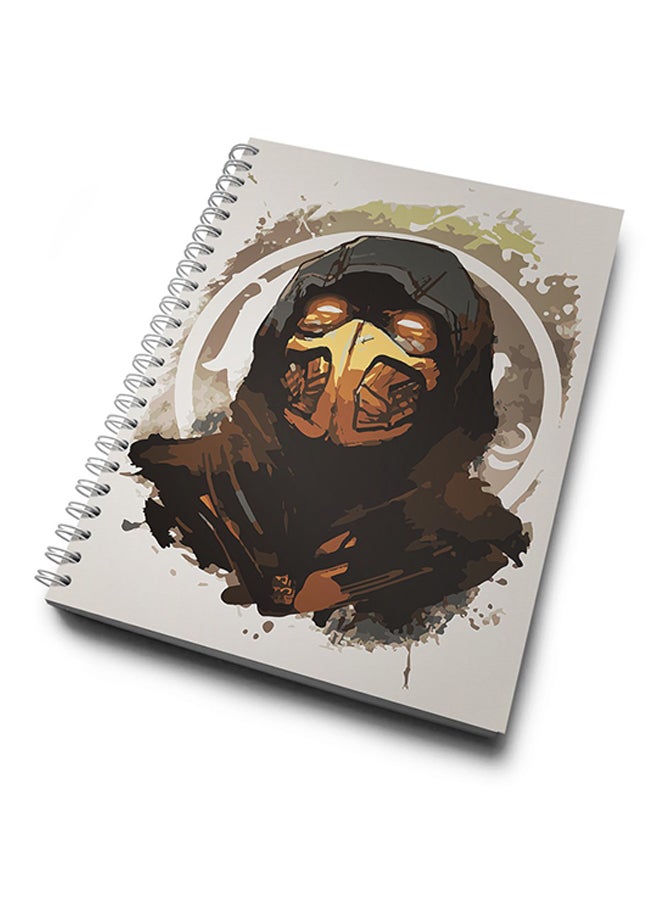 LOUD UNIVERSE - A4 Sub Zero Mortal Kombat Character Notebook Multicolour - Image 1