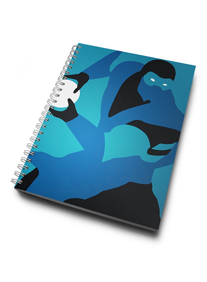 A4 Mortal Kombat Character Art Notebook Multicolour
