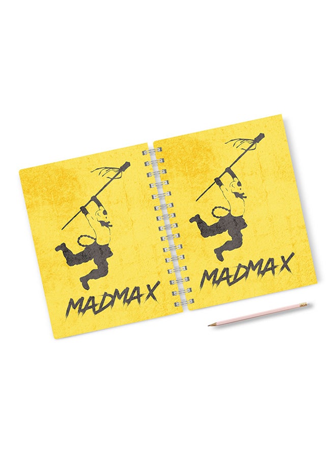 A4 Best Scene Movie Madmax Notebook Multicolour