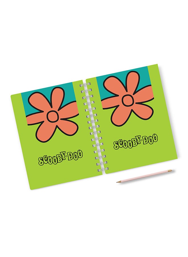 A4 Van Flower Scooby Doo Notebook Multicolour