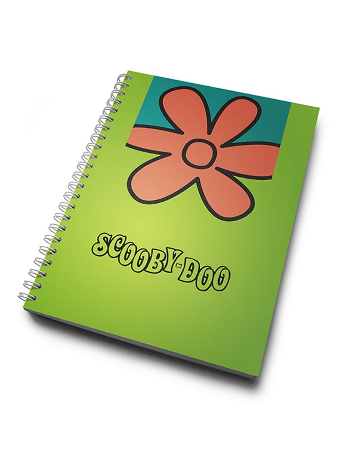 A4 Van Flower Scooby Doo Notebook Multicolour