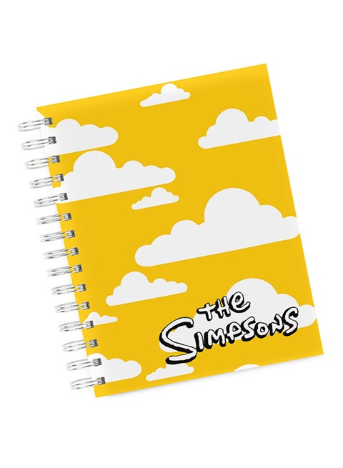 A4 The Simpsons Minimal Notebook Multicolour