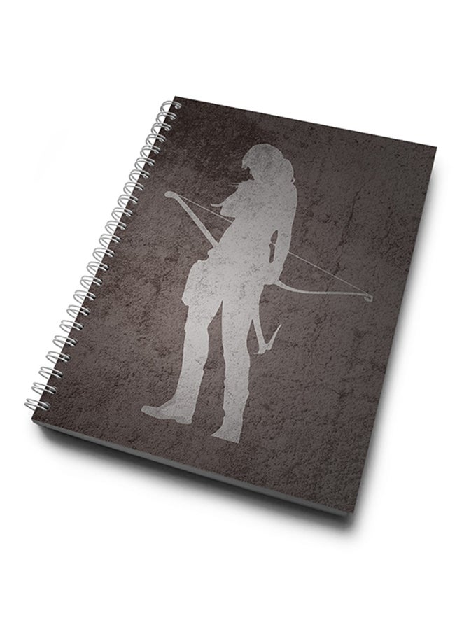 A4 Shape Tomb Raider Bow and Arrow Notebook Multicolour