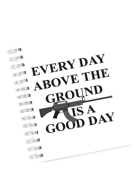 A4 Gun Style Tony Montana Notebook Multicolour
