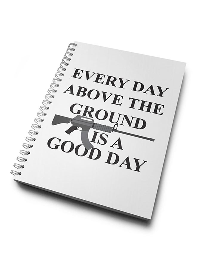 A4 Gun Style Tony Montana Notebook Multicolour