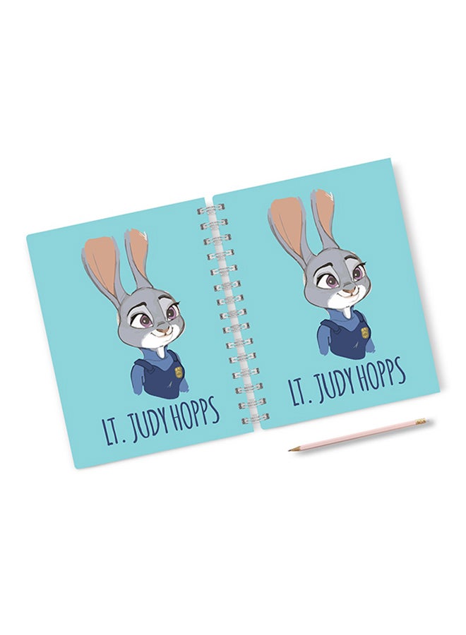 A4 Judy Hopps Zootopia Notebook Multicolour