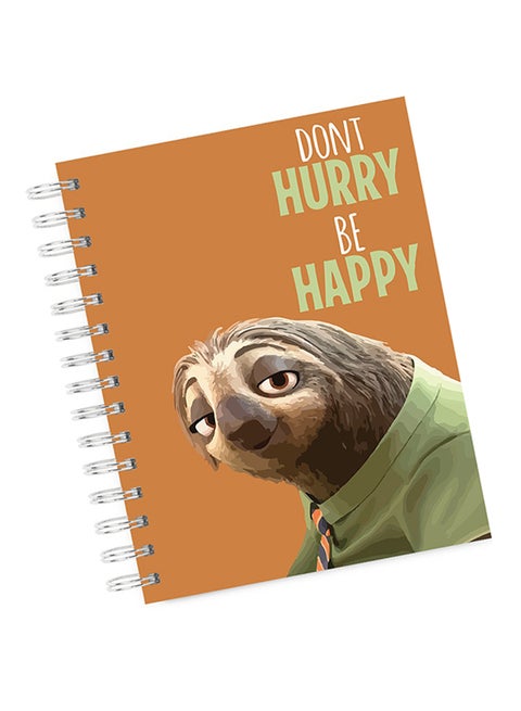 A4 Dony Hurry Zootopia Funny Notebook Multicolour