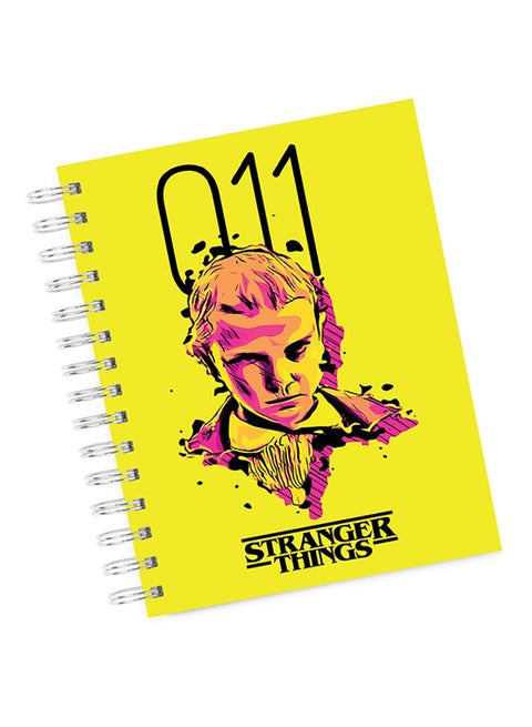 A4 Be Eleven Stranger Things Notebook Multicolour