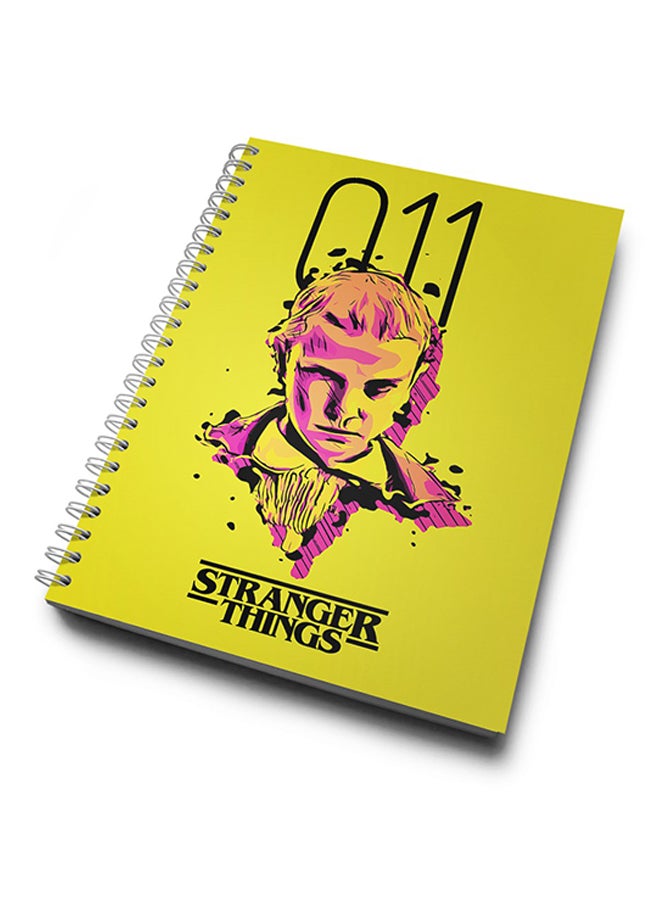 A4 Be Eleven Stranger Things Notebook Multicolour