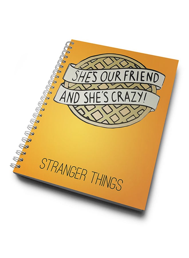 A4 Pie She our Friend Notebook Multicolour