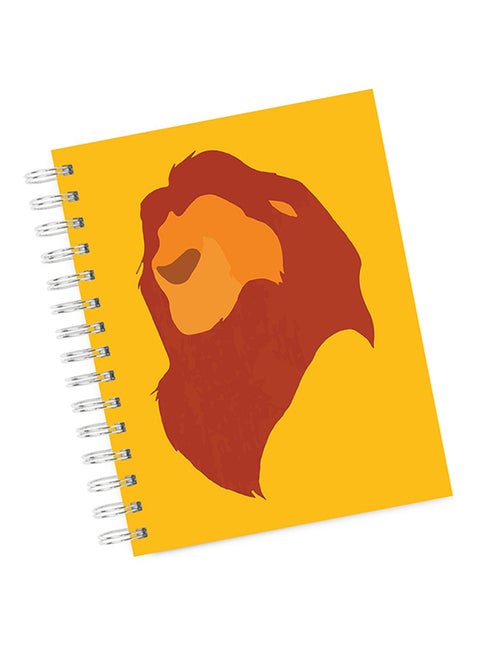 A4 The Lion King Notebook Multicolour