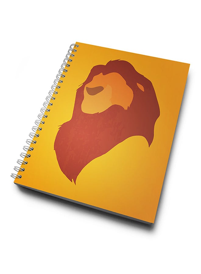 A4 The Lion King Notebook Multicolour
