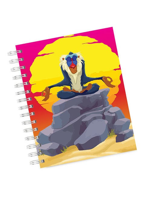 A4 Rafiki Lion King Notebook Multicolour