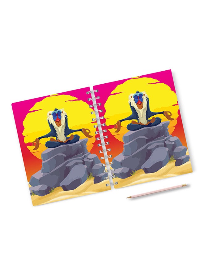 A4 Rafiki Lion King Notebook Multicolour