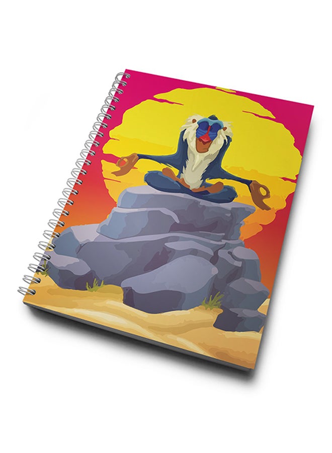 A4 Rafiki Lion King Notebook Multicolour