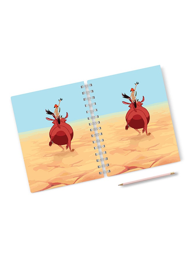 A4 Timon and Pumba Lion King Notebook Multicolour