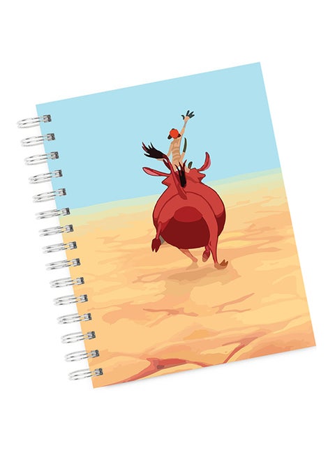 A4 Timon and Pumba Lion King Notebook Multicolour