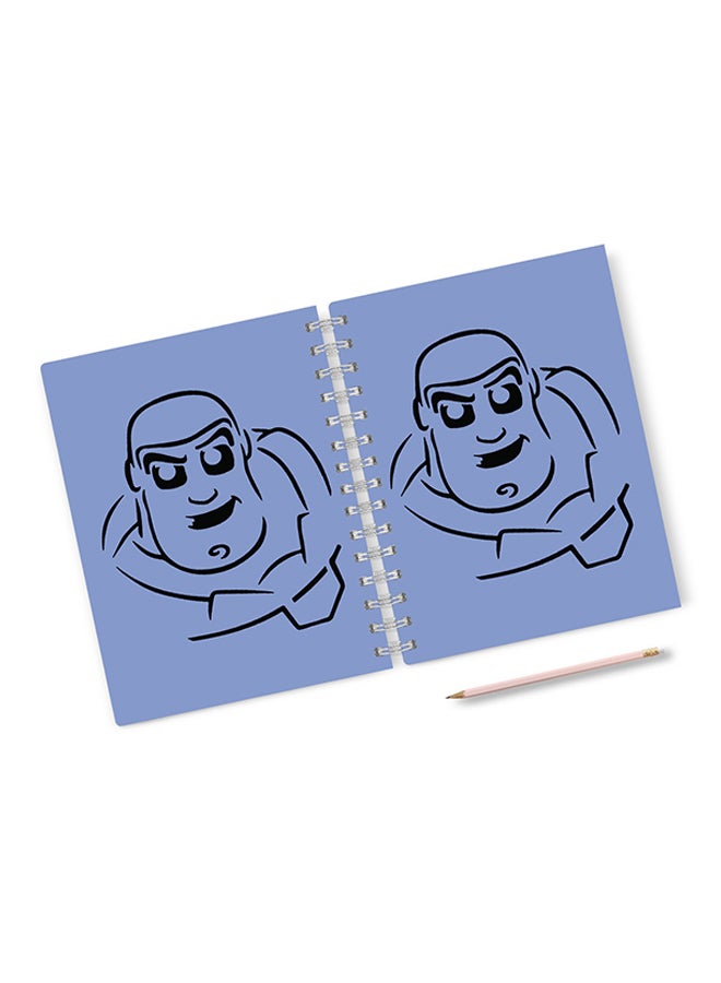 A4 Buzz Light Year Toy Story Notebook Multicolour
