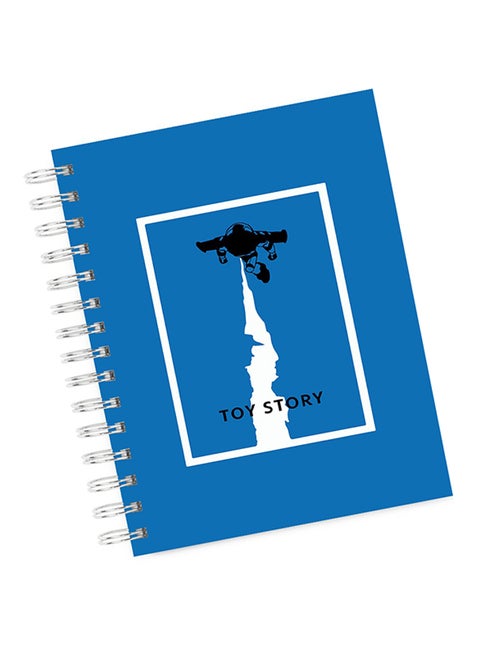 A4 Lighting Buzz Notebook Blue