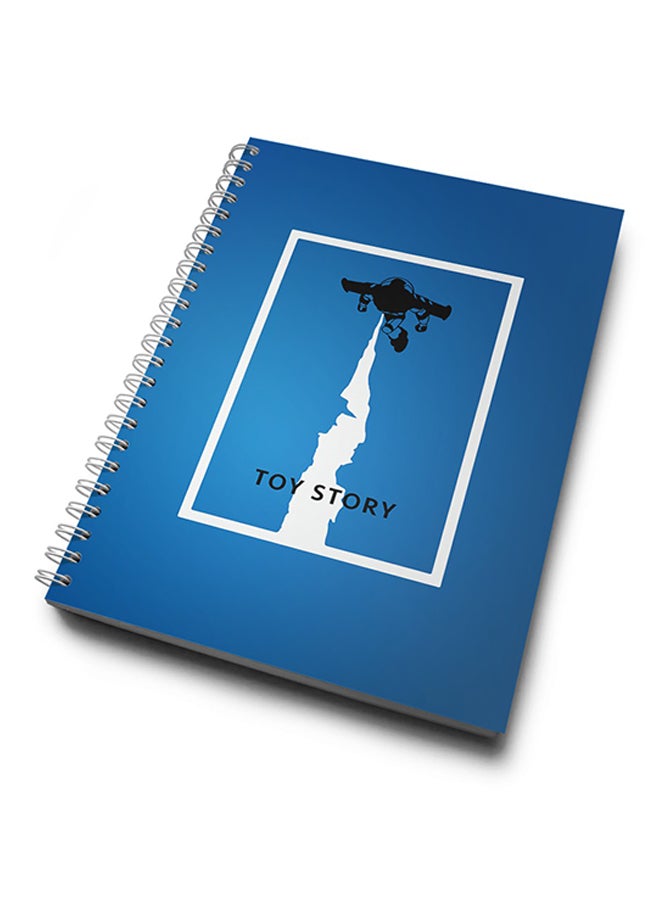 A4 Lighting Buzz Notebook Blue