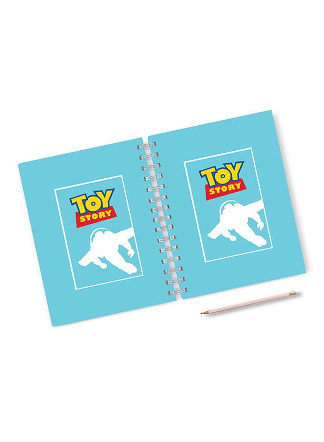 A4 Buzz Light Year Toy Story Notebook Blue